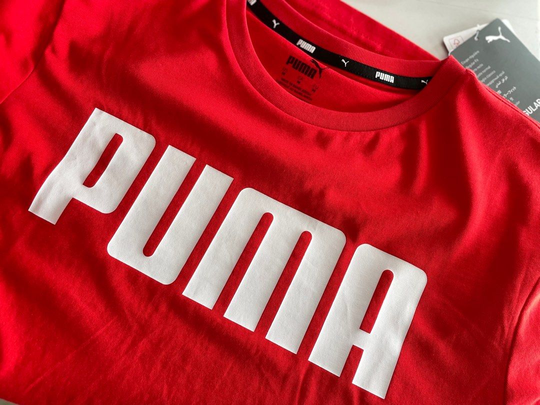 PUMA Original Men s T shirt Red Regular Fit 847223 04