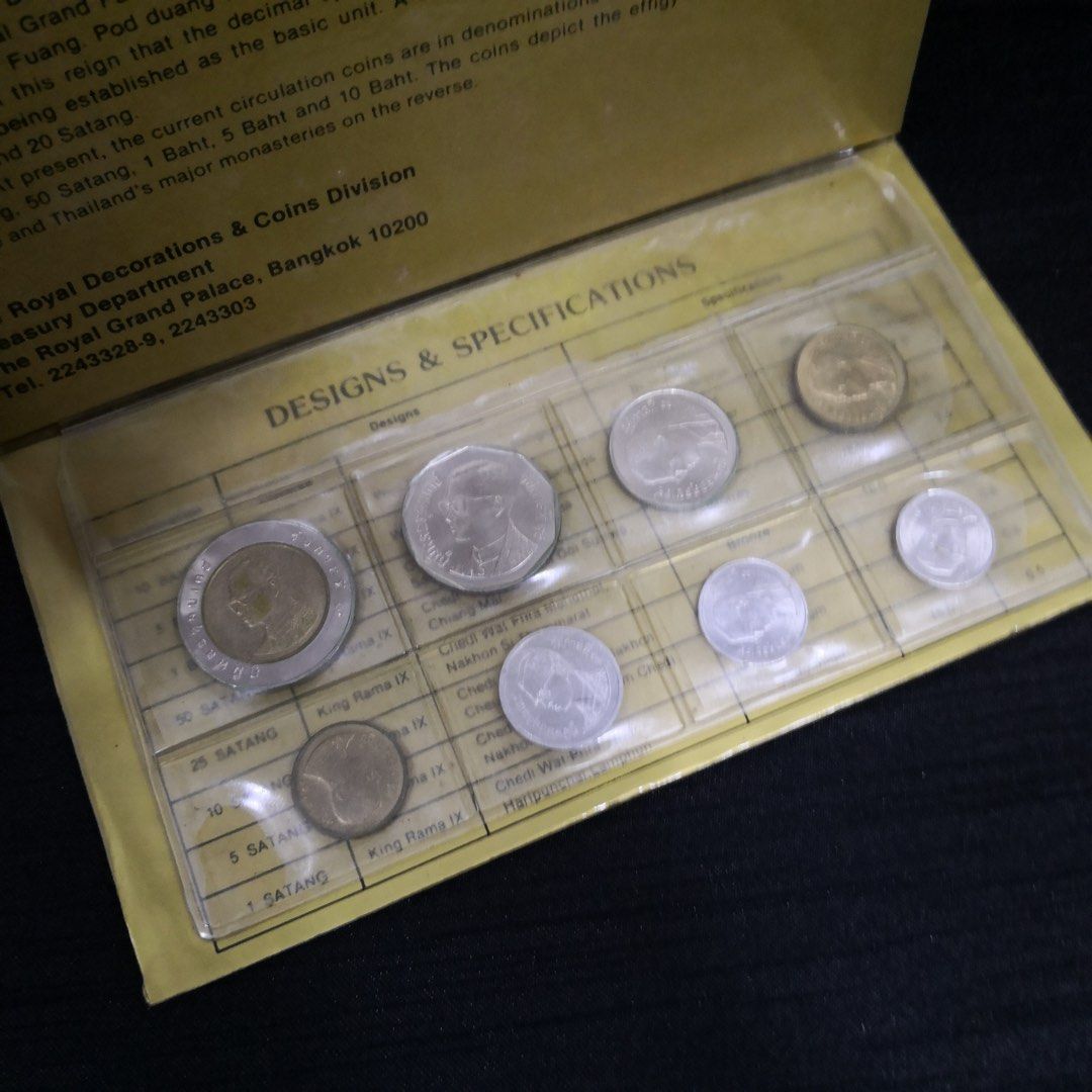 Rare Thailand Circulation Coin Set King Rama IX The Royal Grand