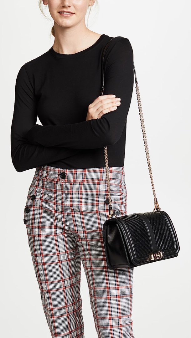 Chevron small love crossbody top