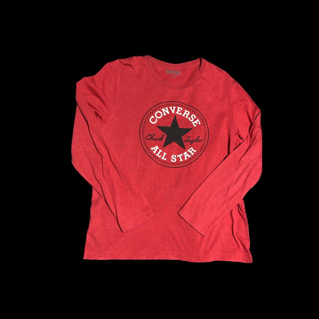 Red Converse Long Sleeve