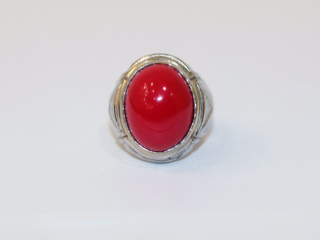 Red Coral Ring Women s Fashion Jewelry Organisers Rings on