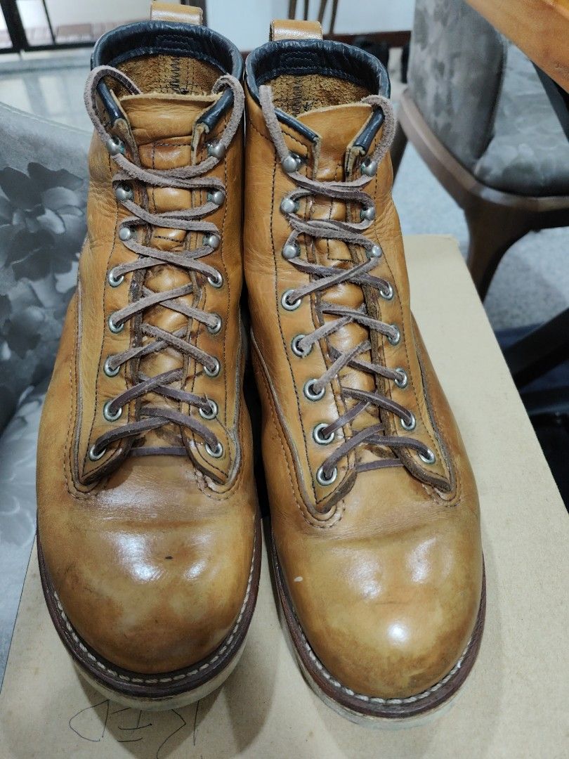 Red Wing Lineman Boot Men s Fashion Footwear Boots on Carousell