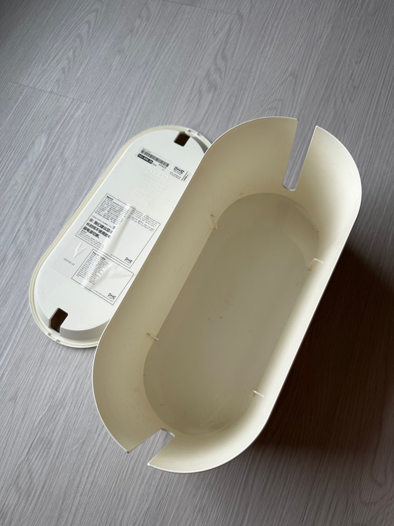 ROMMA Cable management box with lid, white, Computers & Tech, Parts