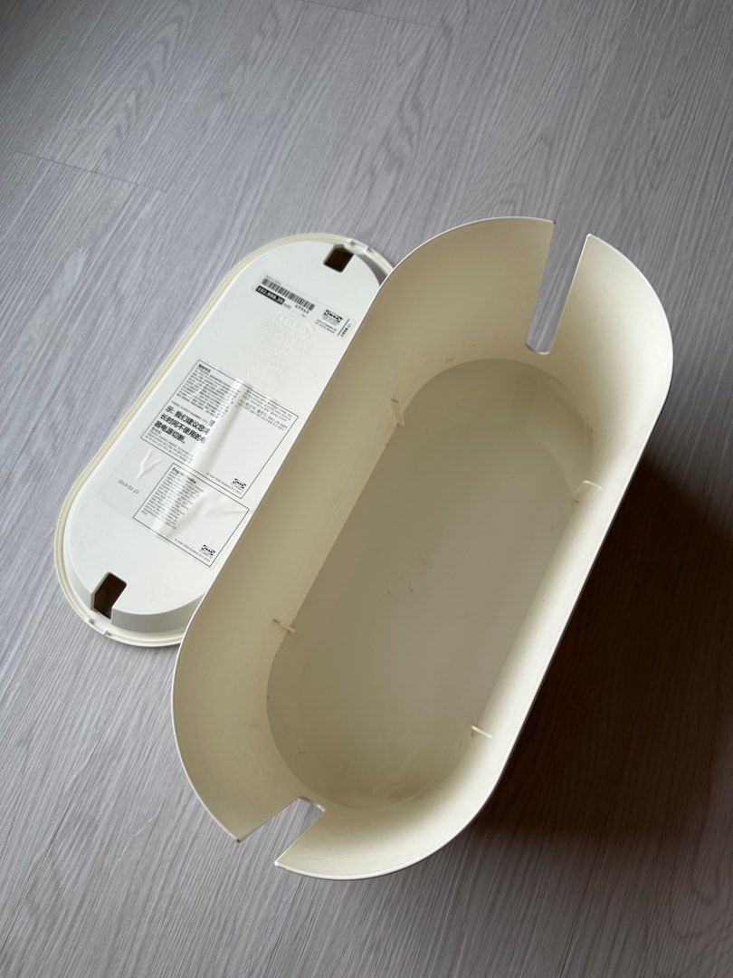 ROMMA Cable management box with lid, white, Computers & Tech, Parts