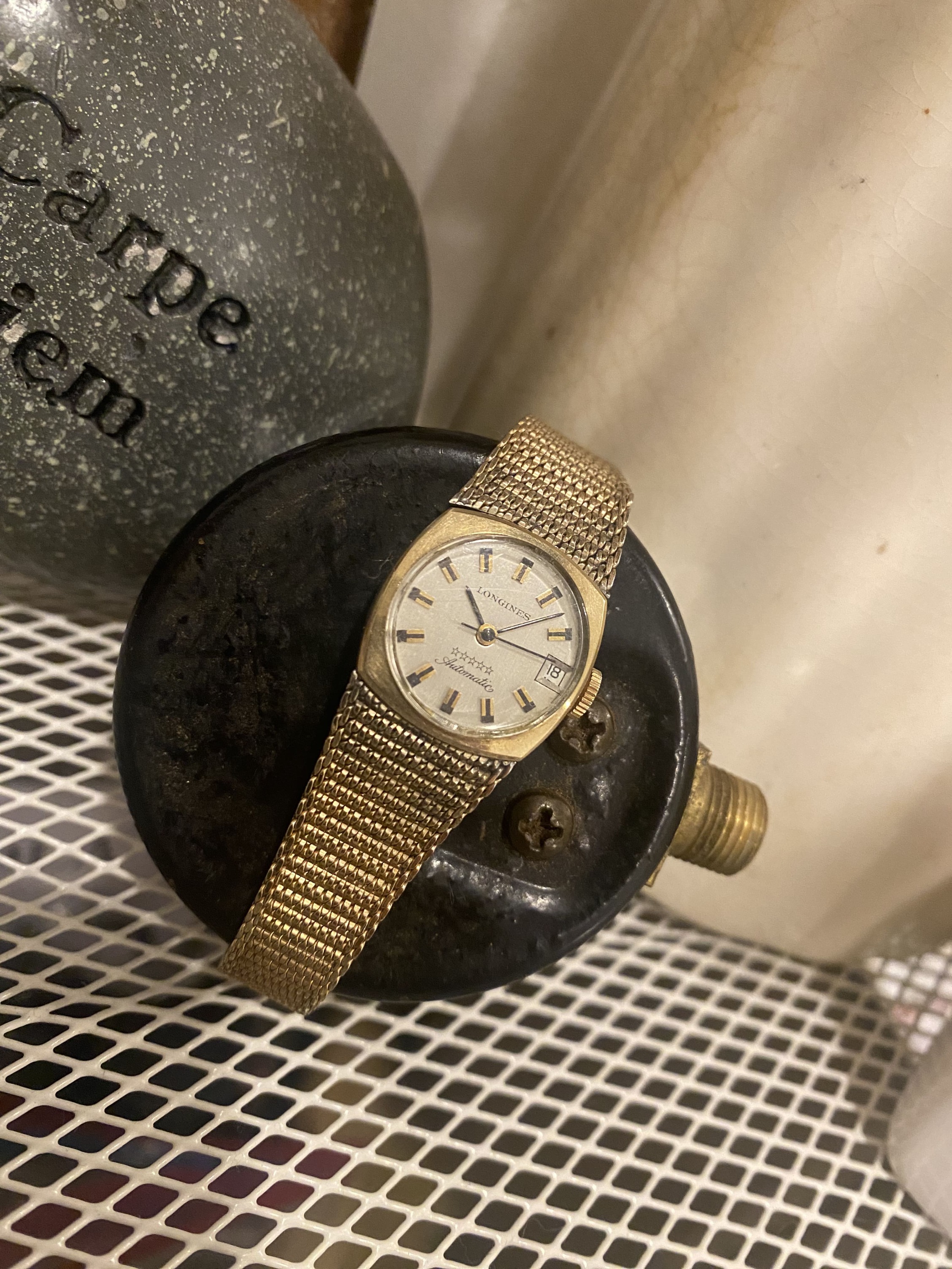 Longines automatic admiral 10k cheap gold filled