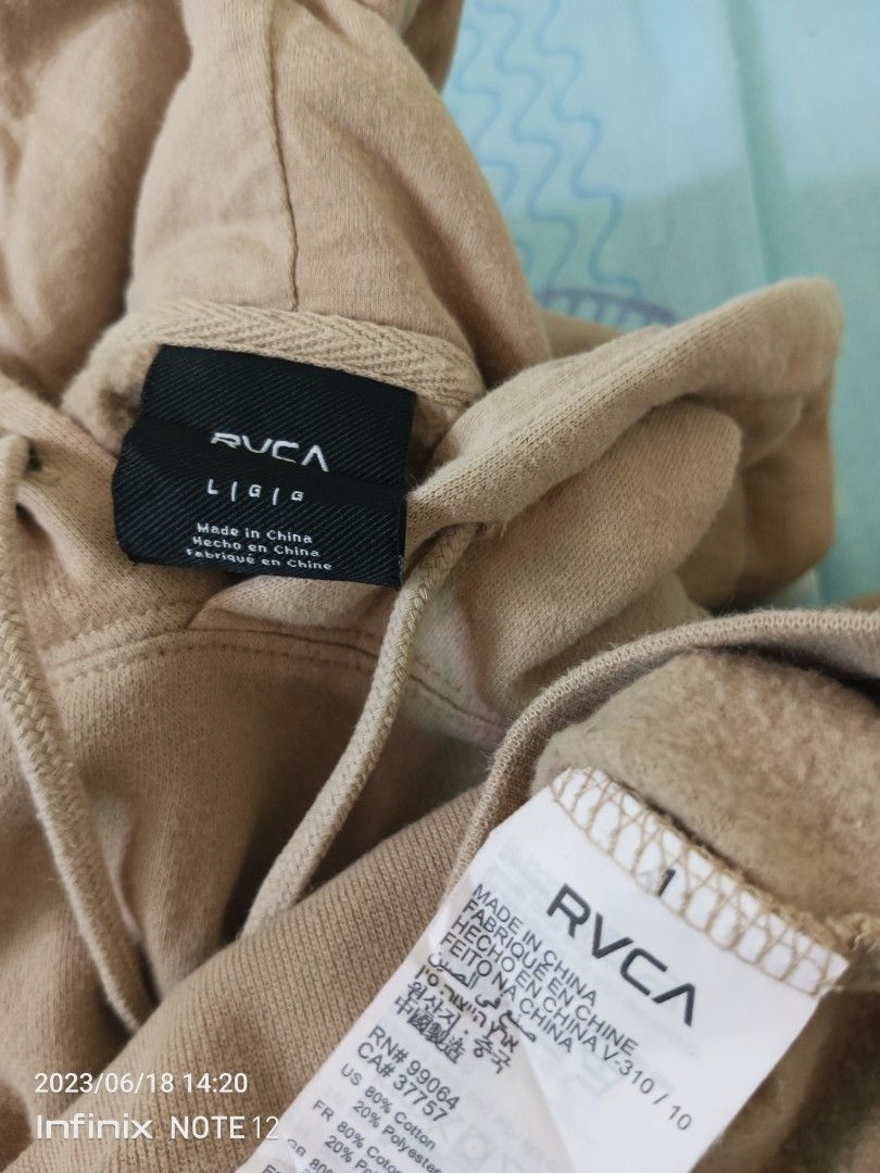 RVCA Hoodie jacket Men s Fashion Coats Jackets and Outerwear on