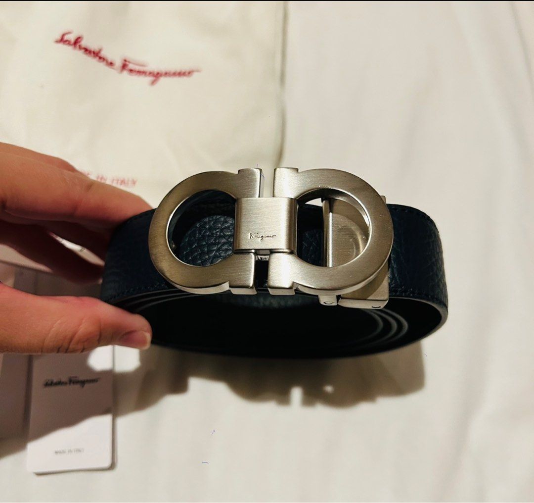 Silver clearance ferragamo belt