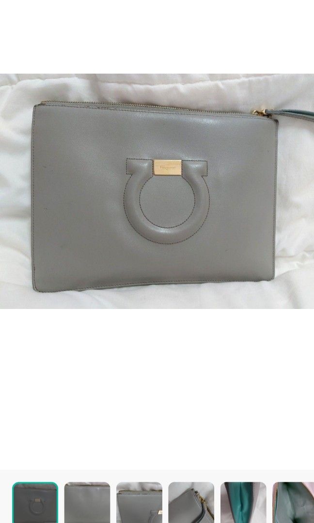 Ferragamo wristlet clutch on sale