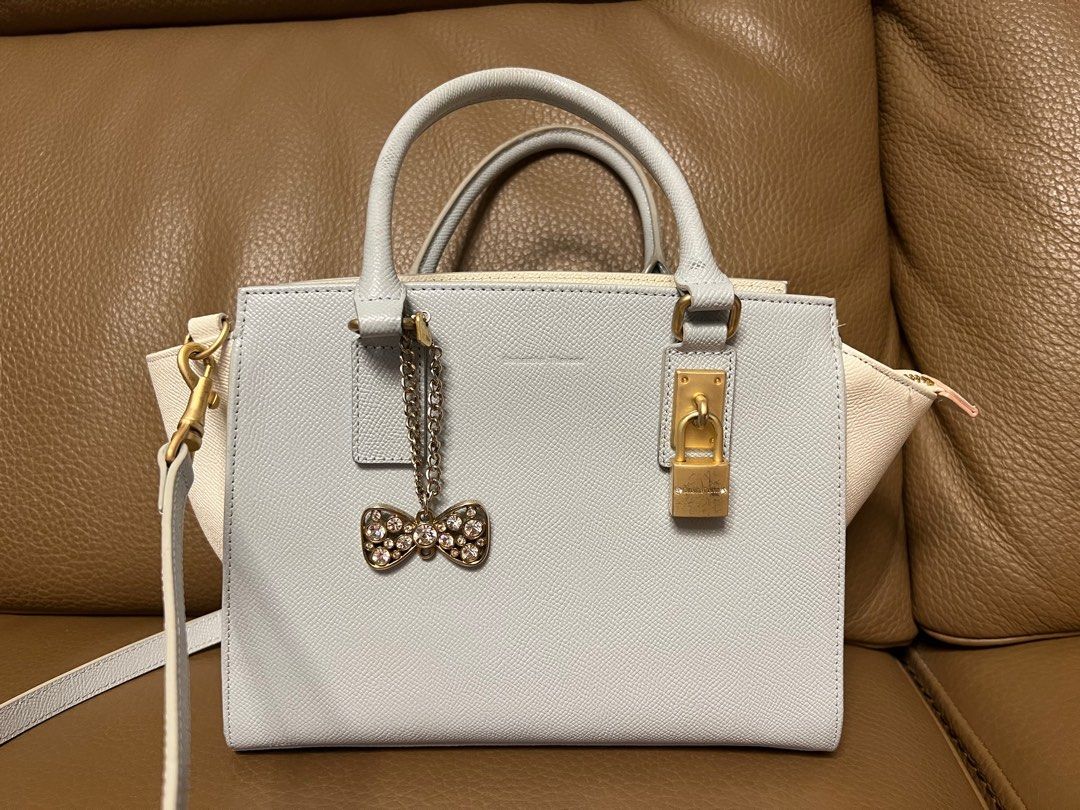 Samantha Thavasa light blue handbag 返工手袋, 名牌, 手袋及銀包