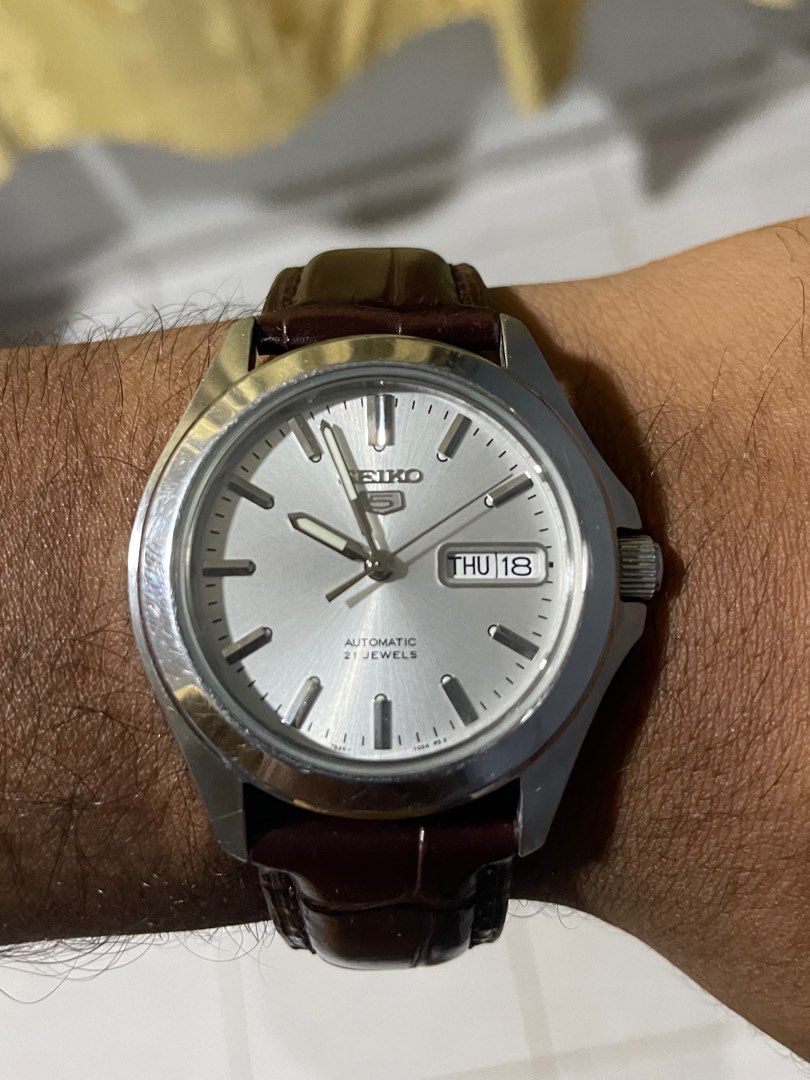 Seiko 2024 snk789 leather