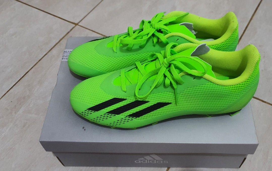 Sepatu Bola Adidas X Speedportal 4 FXG Solar Green Core Black