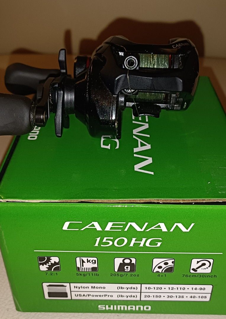 Shimano Caenan 150HG, Sports Equipment, Fishing on Carousell