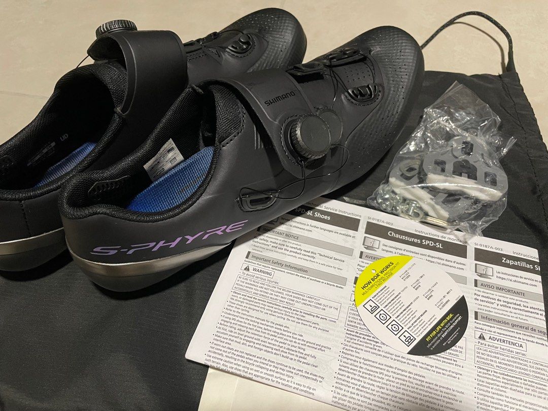 Shimano S Phyre SH RC902E with 2 LOOK cleats
