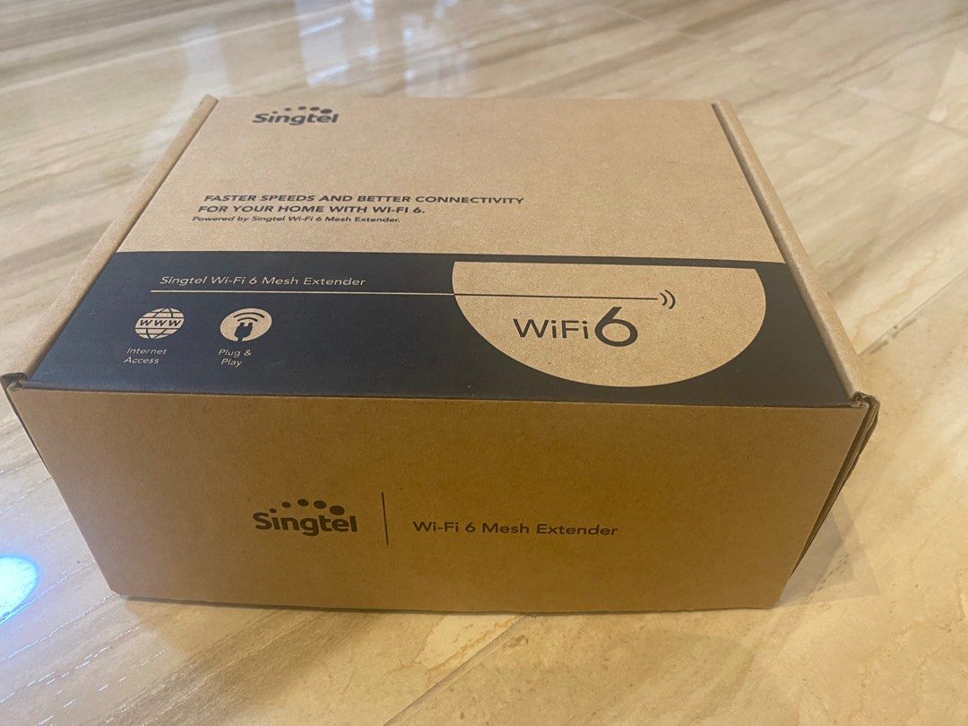 Singtel WiFi 6 Mesh Extender New, Computers & Tech, Parts