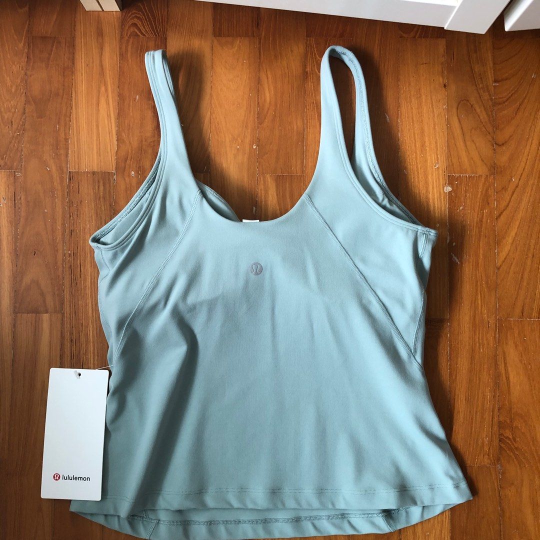 Size 8. NWT Lululemon Align Tank waist length size 8 in Silver Blue,  Women's Fashion, Activewear on Carousell
