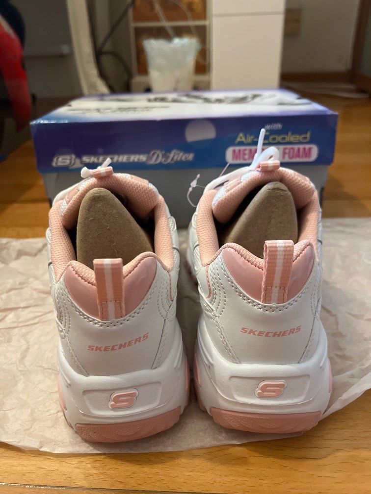 Skechers d'lites 3 mens sales pink