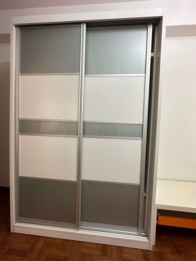 Sliding door wardrobe, Furniture & Home Living, Furniture, Shelves