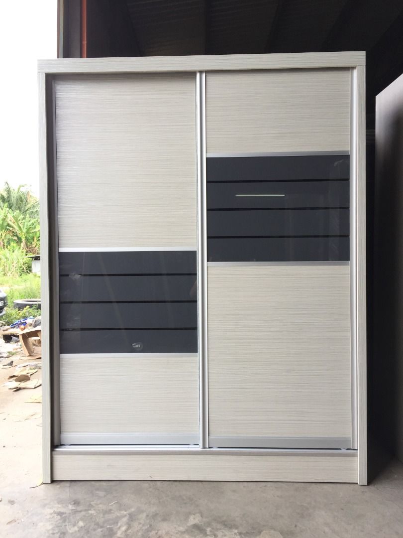 Sliding Door Wardrobe Home bedroom simple large wardrobe Simple sliding ...