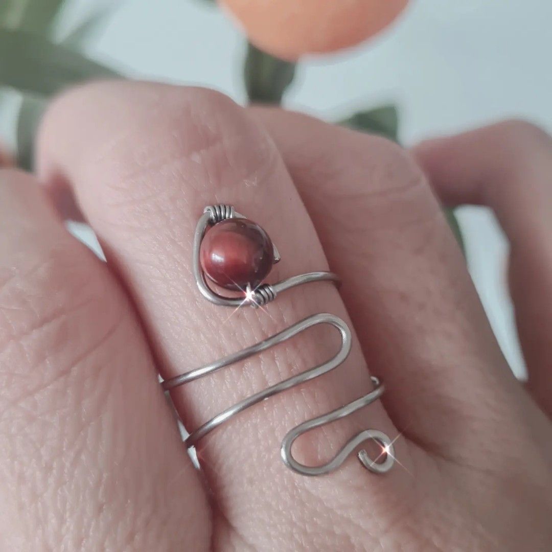 Wire snake shop ring