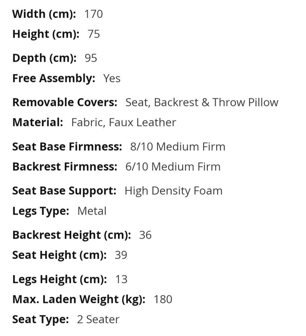 Sofa, Furniture & Home Living, Furniture, Sofas on Carousell