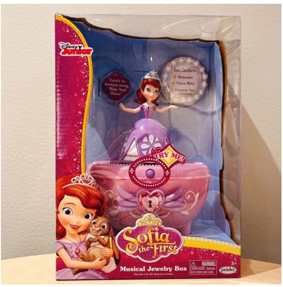 SOFIA THE FIRST MUSICAL JEWELRY BOX DOLL PLAYSET 68159