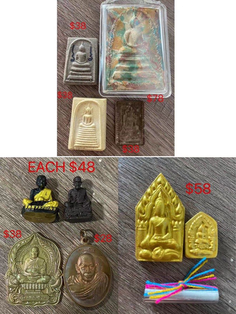 Somdej Lp Kaew Wat Arum Wat Rakang Lp Klang Seng Lp Thuad Wat Changhai Phra Khun Paen And Takurt