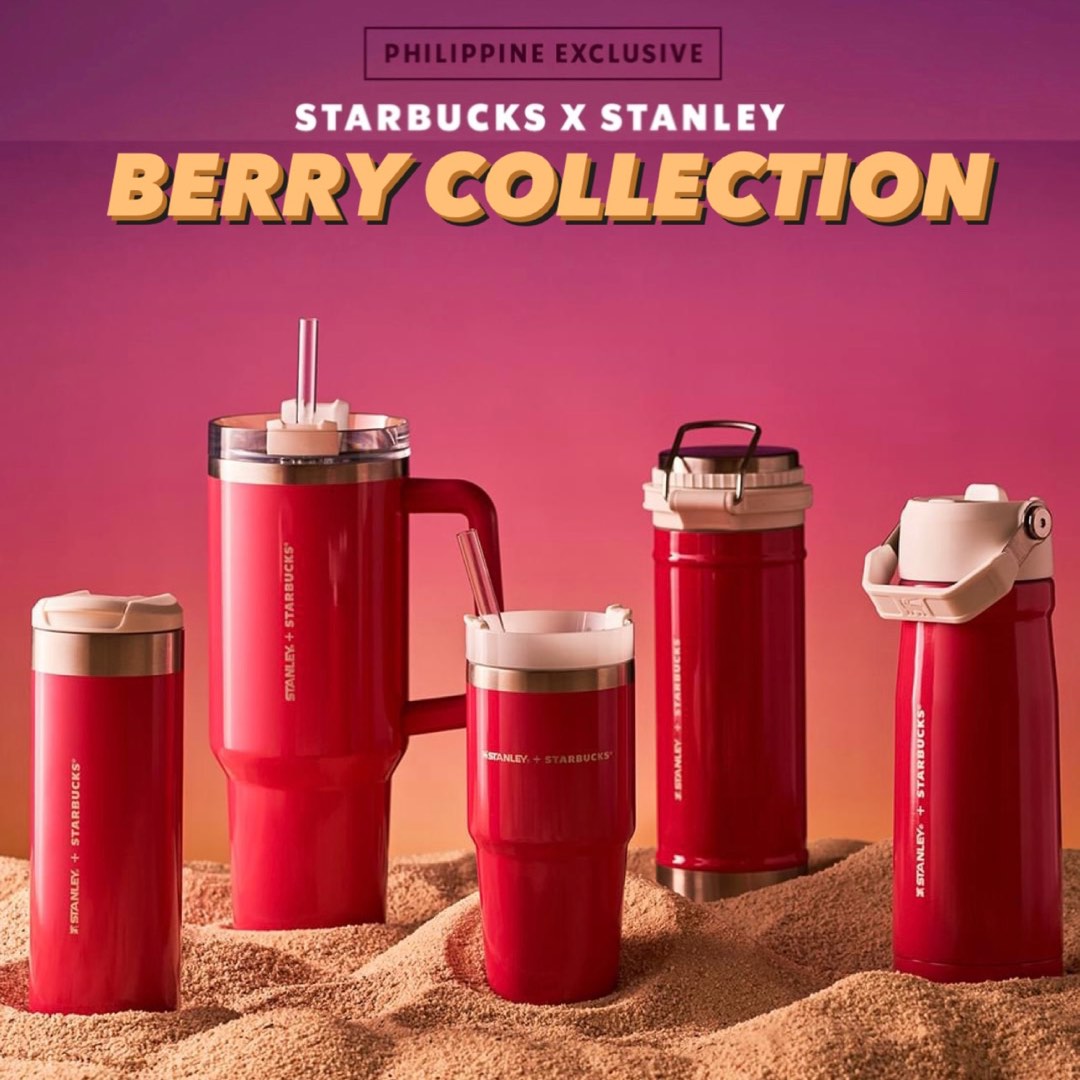 Starbucks X Stanley Berry Collection Stainless Steel Tumbler Philippine