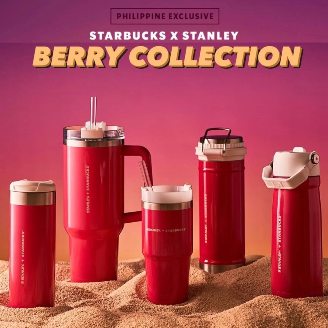 Starbucks X Stanley Berry Collection Stainless Steel Tumbler Philippine