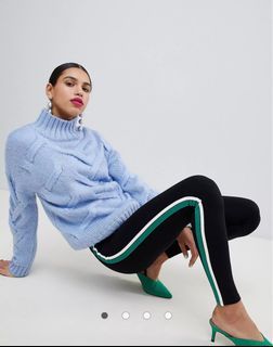 Stradivarius Double Side Stripe Leggings