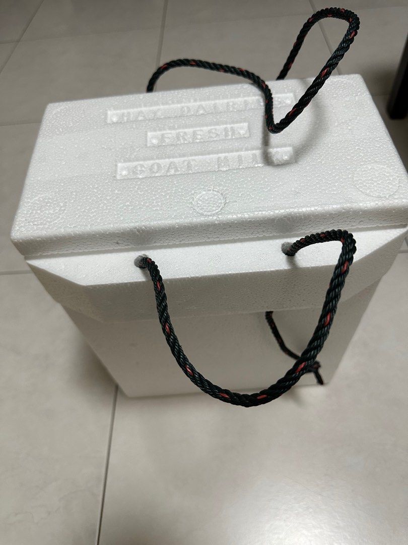 Styrofoam Ice Box with handle, Furniture & Home Living, Home