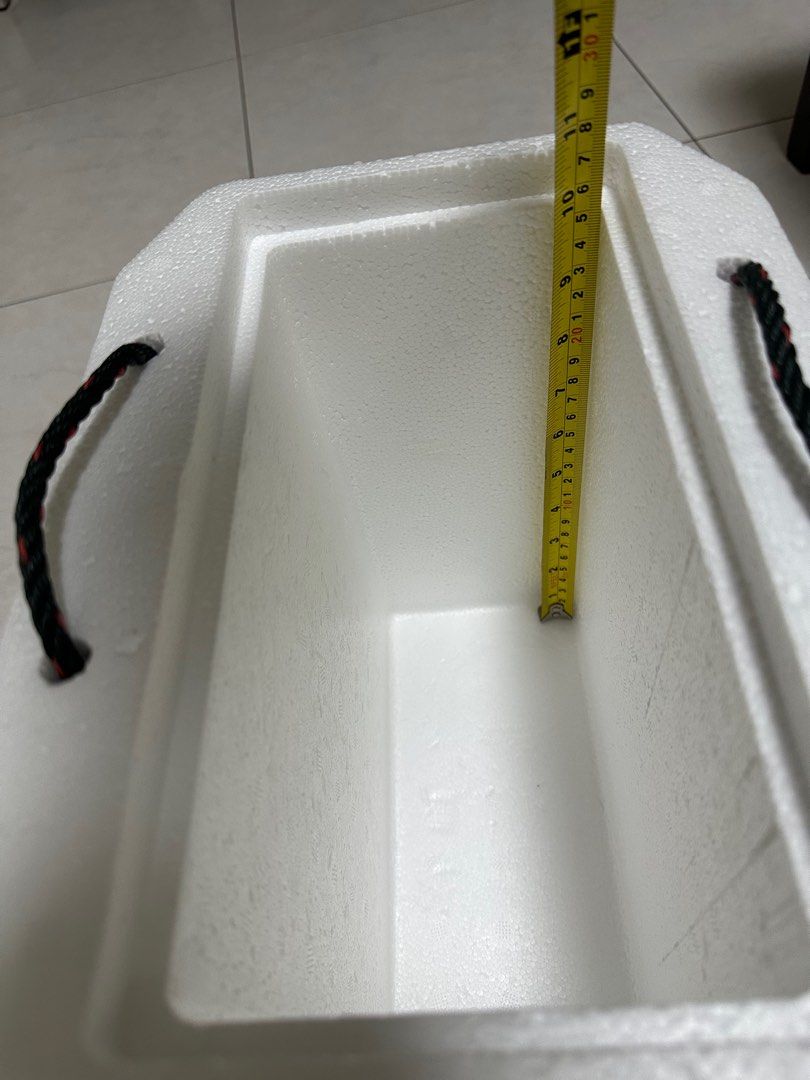 Styrofoam Ice Box with handle, Furniture & Home Living, Home