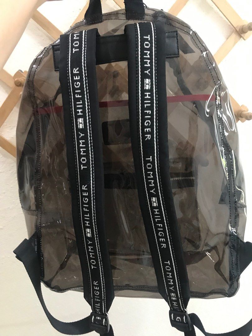 Supersale Unisex Tommy Hilfiger Transparent Backpack from Canada