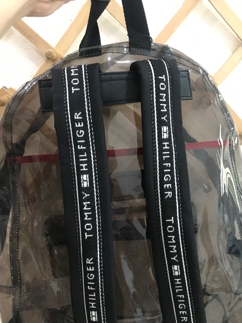 Tommy hilfiger clear backpack on sale