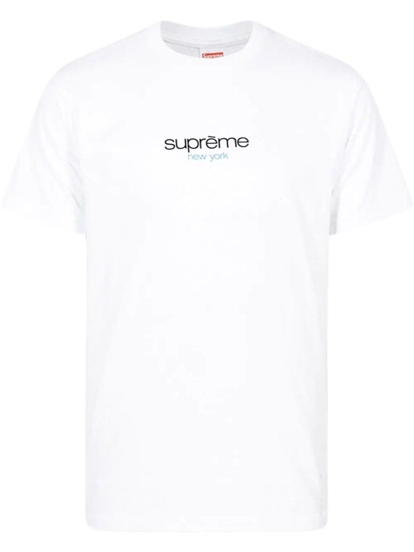 Supreme Classic Logo New York Tee Black