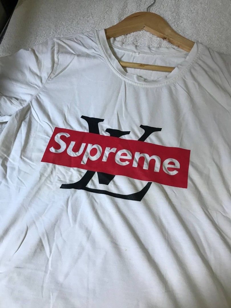 Supreme LV Red Shirt, Women's Fashion, Tops, Shirts on Carousell