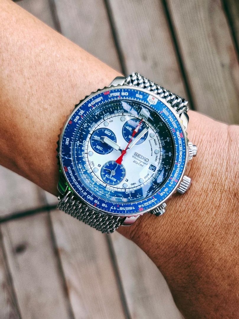 Seiko flightmaster sales sna413 for sale