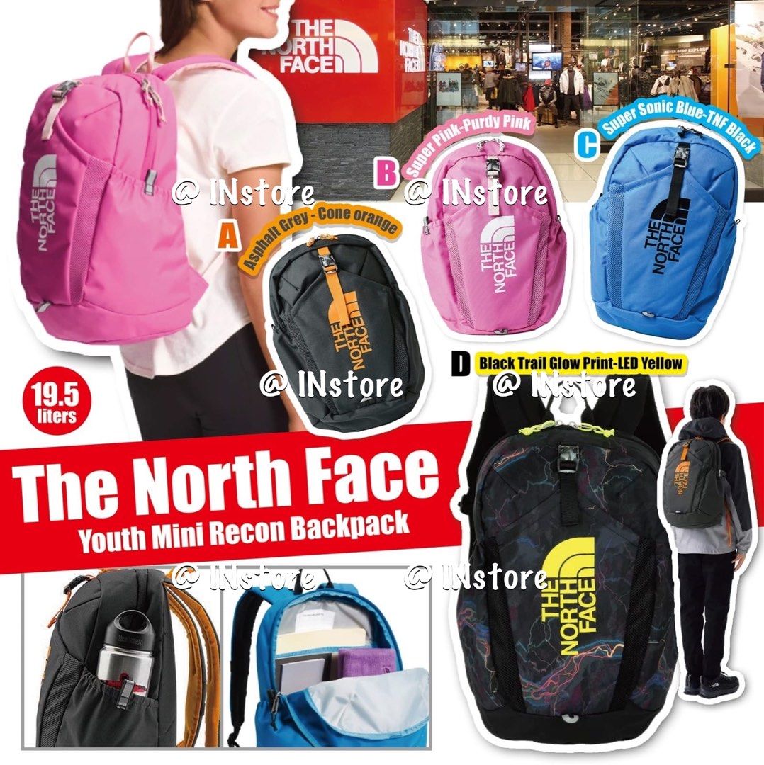 The North Face Youth Mini Recon Backpack, 預購- Carousell