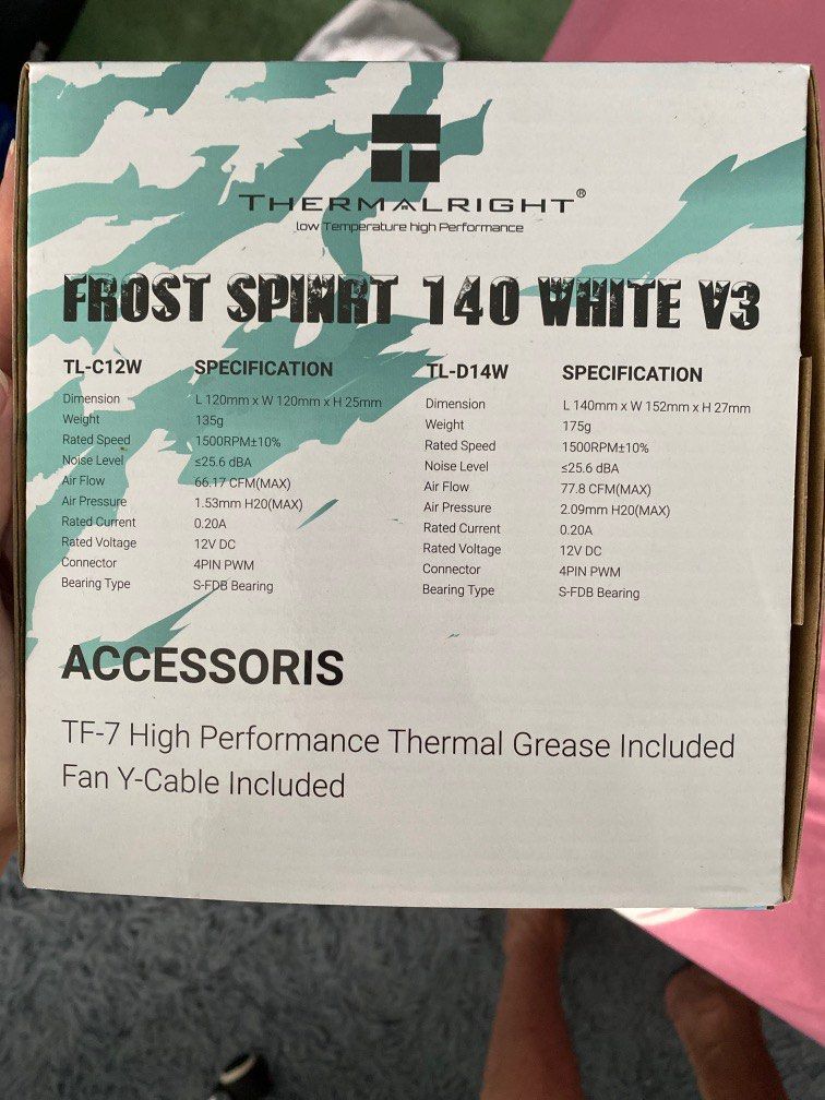 Thermalright 140 cooler white, Computers & Tech, Parts & Accessories ...