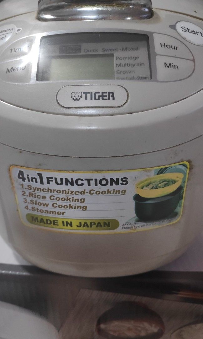 Tiger Rice Cooker (Made in Japan), TV & Home Appliances, Kitchen