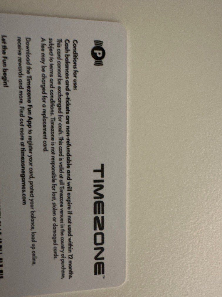 Timezone gift card, Video Gaming, Gaming Accessories, Game Gift Cards