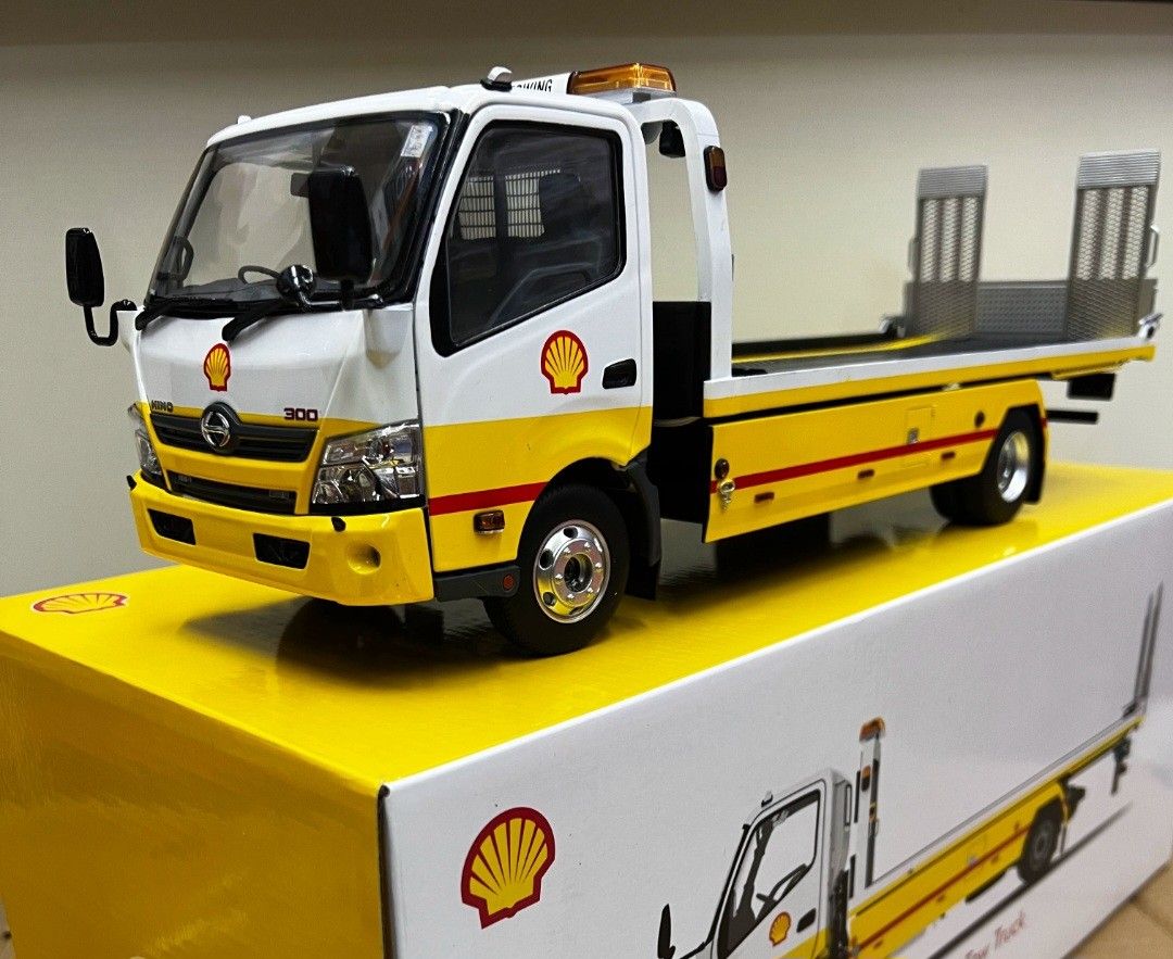 ミニカー tiny 1/18scale HINO 300 Tiny 1/18 HINO 300 Shell Flatbed Tow Truck, Toys & Collectibles