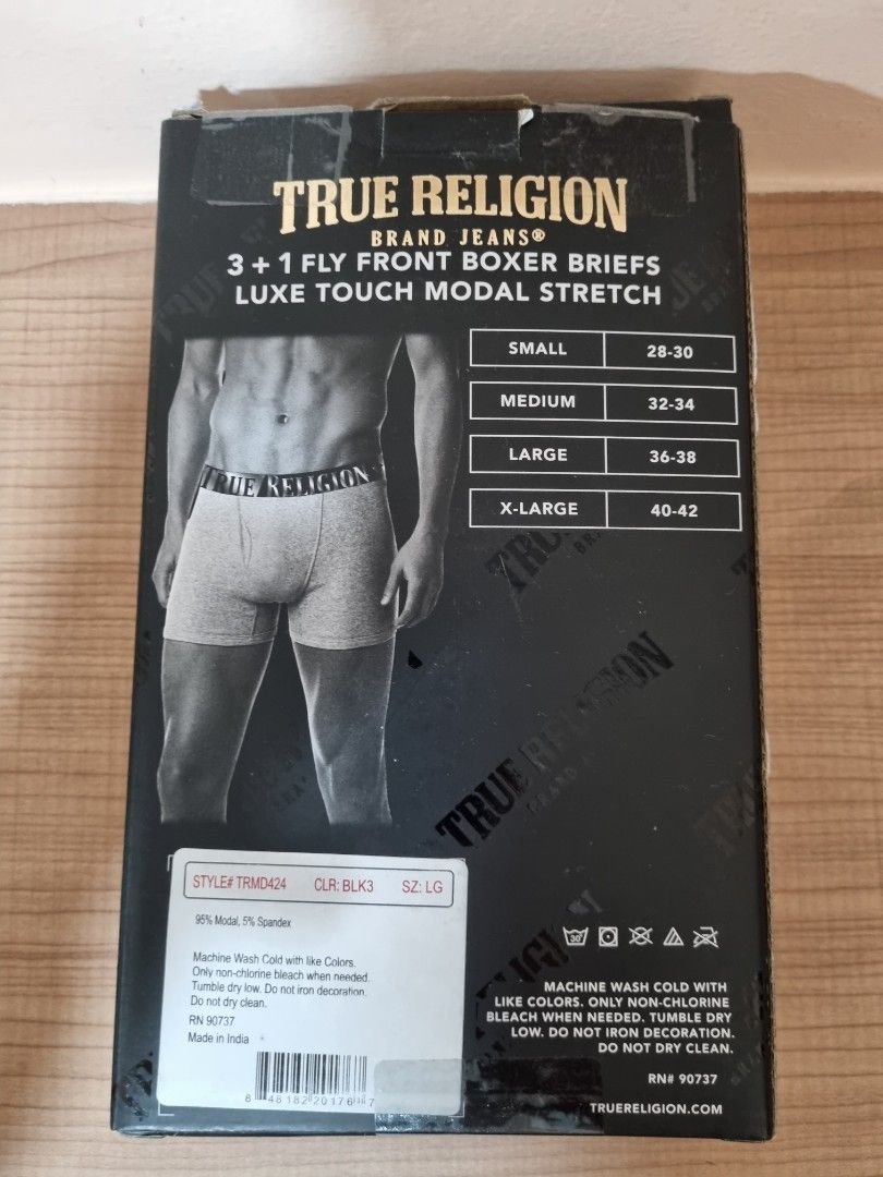 True Religion Boxer Briefs, Men's Fashion, Bottoms, New Underwear
