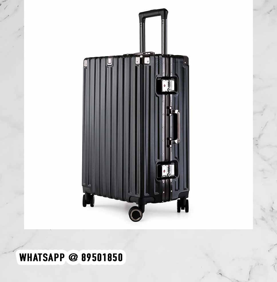 Matom diamond all hot sale aluminum magnesium alloy suitcase