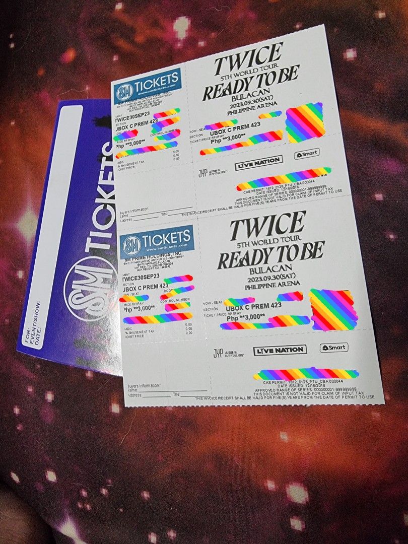 Twice Ready To Be concert tickets Upper Box C Premium, Tickets