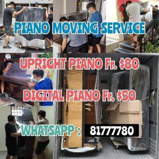 Upright Piano Mover. Digital Piano Mover. Electone Mover. Piano Moving. Piano Delivery. Piano Disposal. Move and Dispose by Professional Movers. Cheap Movers Services Singapore. Move Kawai Steinway Yamaha Petrof Casio Korg Baldwin easily. Reliable Movers.