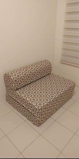Uratex Brown Single Sofa Bed