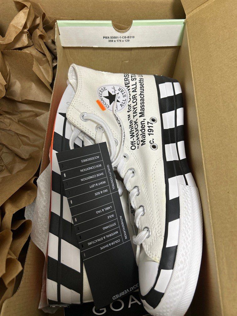 Off white store converse 9.5