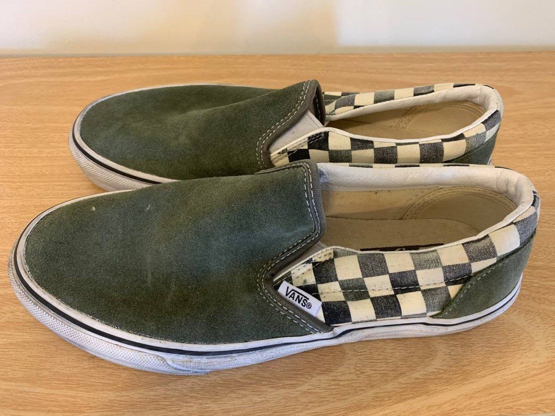 Vans Checkerboard Classic Slip on Women s Fashion Footwear