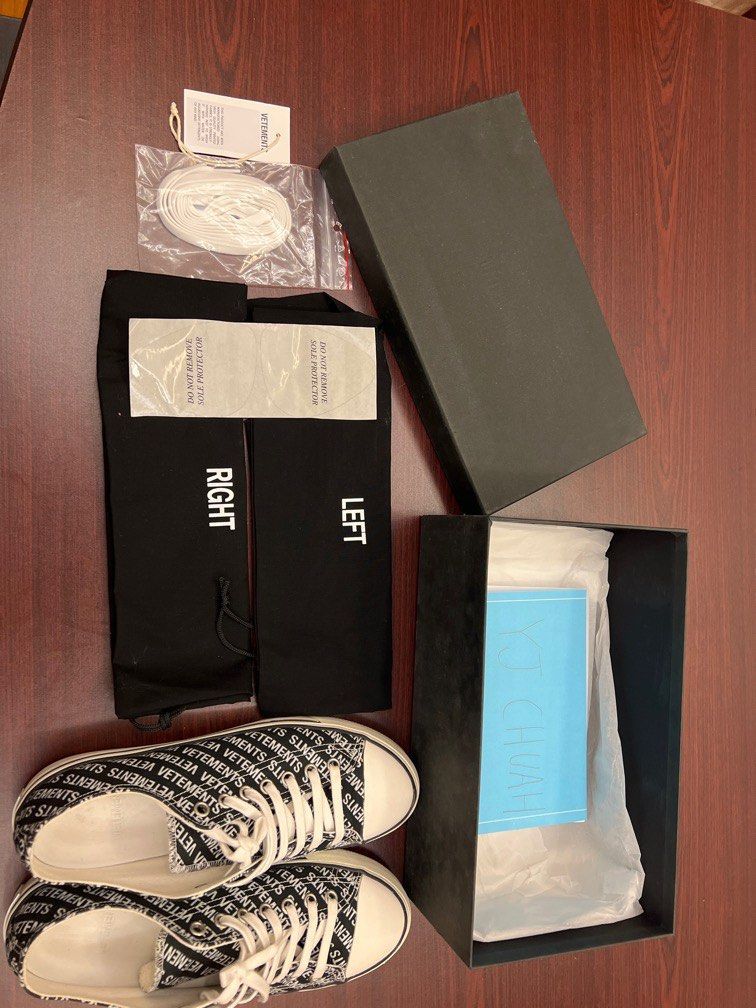Vetement low top sneaker canvas