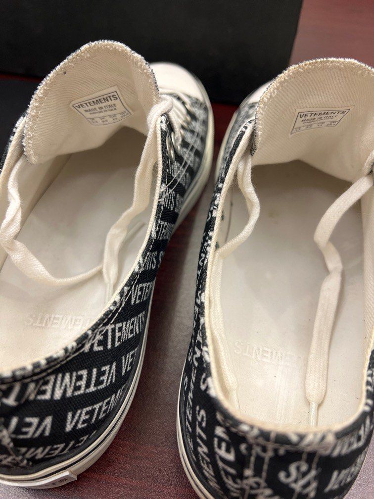 Vetements low cheap top sneakers